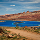 Illustration for article titled Why Theres an Electric Blue Lake in the Middle of the Utah Desert